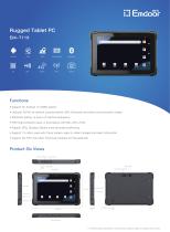 EM-T11X Specification Emdoor Info. Rugged Tablet PC 