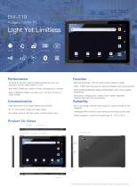 EM-T19 10.1 inch Rugged Tablet PC:Light Yet Limitless