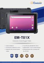 EM-T81X: IP65 Rugged Tablet PC spe