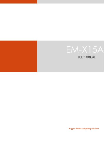 EM-X15A User Manual 