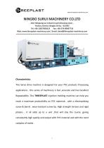 Horizontal injection molding machine TH350PVC