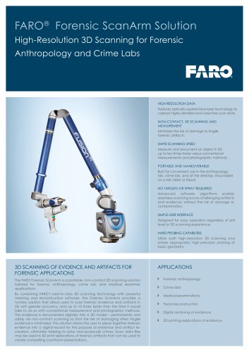 FARO Forensic ScanArm