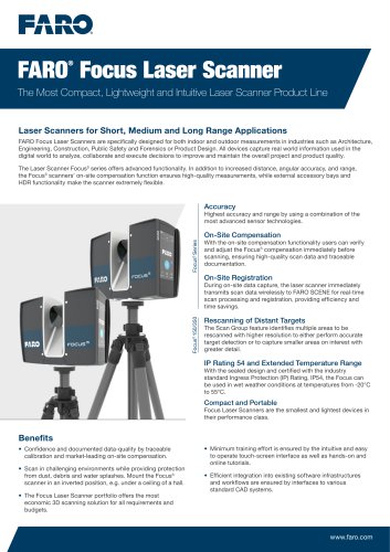 FARO Laser Scanner Focus S 350