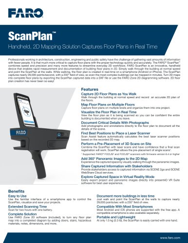 ScanPlan 2D Handheld Mapper