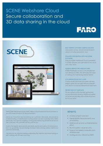 Tech sheet - FARO SCENE WebShare Cloud