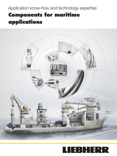 Components for maritime applications