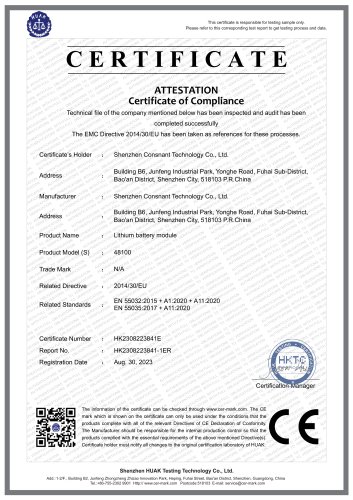 Home energy storage CE certification