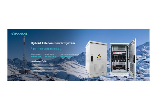 Outdoor Hybrid Telecom Power system