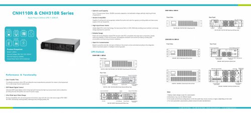 Rack Mount Online UPS 1-20KVA