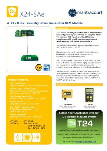 X24-SAe Product sheet