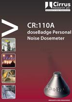 CR:110A doseBadge Personal Noise Dosemeter