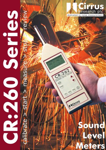 CR:260A Series Integrating Sound Level Meters