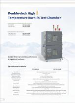 2 Zone Double Deck Temperature Burn in Test Chamber BTT-D2 series