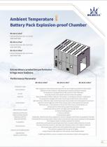 Walk In Battery Pack Explosion-proof test Chamber BE-8214