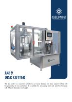 DISK CUTTER MACHINE MOD. GEA-09