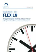 Analogue Indoor Clock - Flex LN