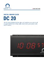 Digital Indoor Clock - DC.20 Series