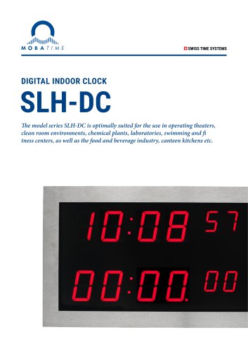 Digital Indoor Clock - SLH-DC Series