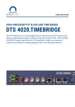 DTS 4020 timebridge