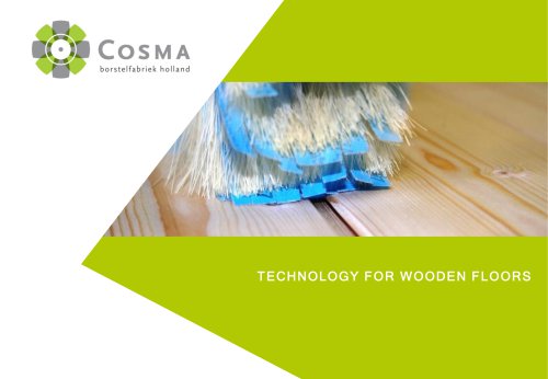 Technology for wooden floors (brush solutions and machines)