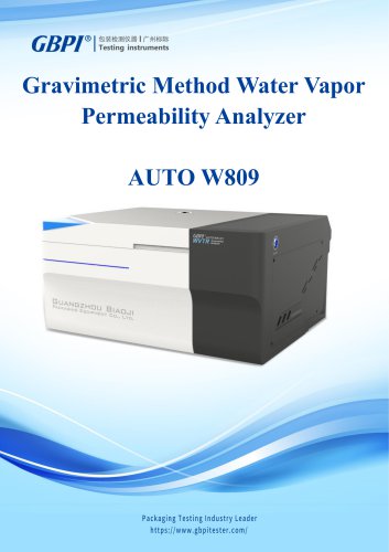 AUTO W809 Gravimetric Method Water Vapor Permeability Analyzer A0(20220516)