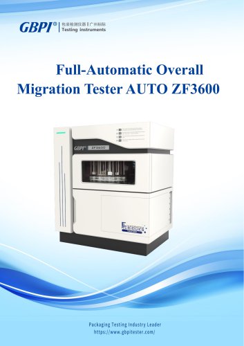 AUTO ZF3600 Full-automatic overall  Migration Tester