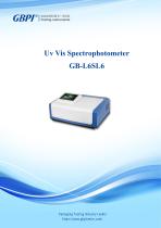 GB-L6SL6 Uv Vis Spectrophotometer A0(20221109)