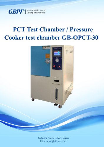 GB-OPCT-30 Pressure Cooker test chamber