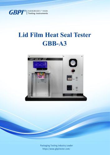 GBB-A3 Lid Film Heat Seal TesterA0(20220916)