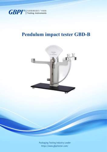 GBD-B Pendulum impact tester A0(20220811)