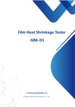 GBK-D1 Film Heat Shrinkage TesterA0(20210927)