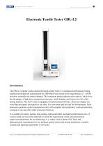 GBL-L2 Electronic Tensile Tester (20250527）