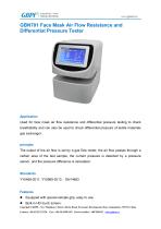 GBN701 Face Mask Pressure Differential Tester