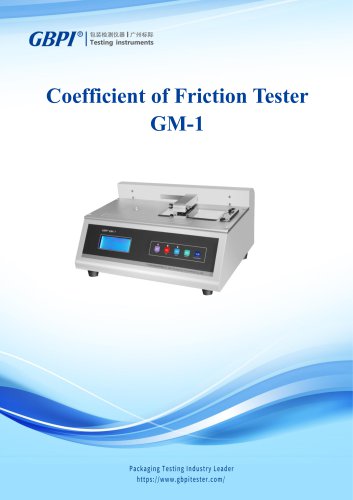 GM-1 Coefficient of Friction Tester A1(20230530)