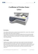 GM-4 Coefficient of Friction Tester (excluding ASTM) A3(20250516)