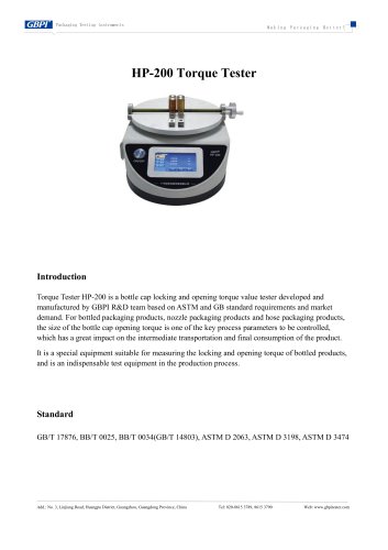 HP-200 Torque Tester (20250529)