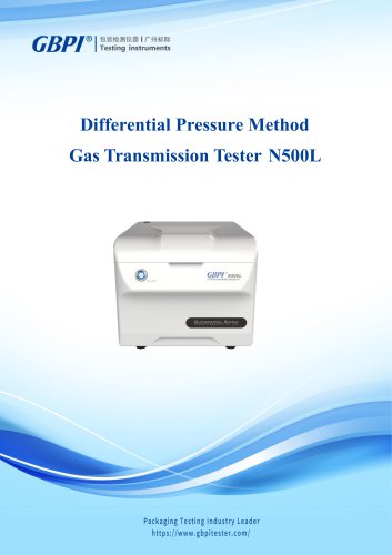 N500L Differential Pressure Method Gas Transmission Tester A3(20250317)
