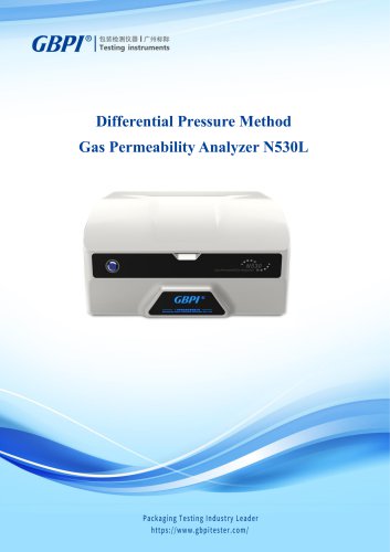 N530L Differential pressure method Gas Permeability Analyzer A5(20250317)