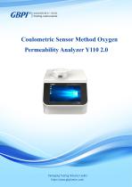 Y110 2.0 Coulometric Sensor Method Oxygen Permeability Analyzer A5(20250317）