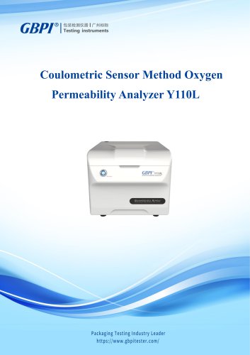 Y110L Coulometric Sensor Method Oxygen Permeability Analyzer A4(20250317)