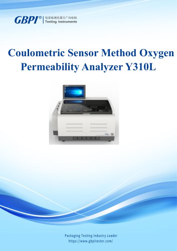 Y310L  Coulometric Sensor Method Oxygen Permeability Analyzer A4(20240830)