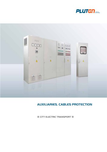 Auxiliaries. Cables protection