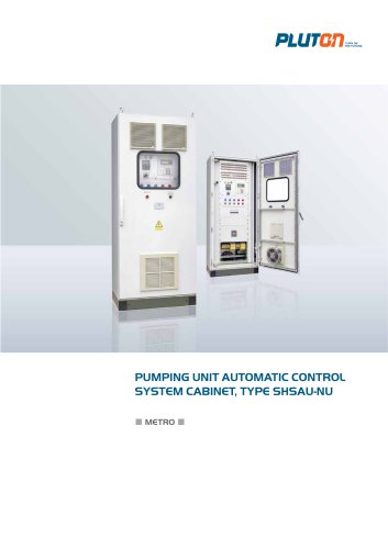 Pumping unit automatic control system cabinet. Type SHSAUNU