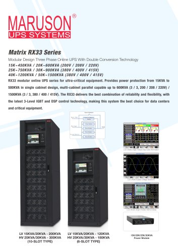 Matrix RX33 Series