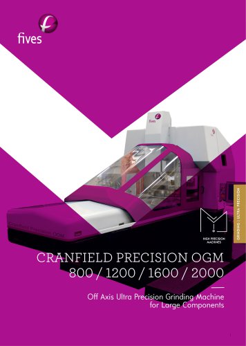 CRANFIELD PRECISION OGM 800 / 1200 / 1600 / 2000