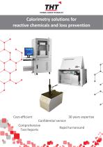 Calorimetry solutions for reactive chemicals and loss prevention