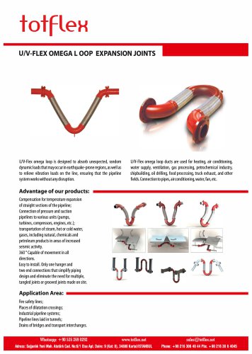 OMEGA TYPE U&V FLEX EXPANSION LOOPS