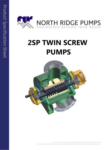 2SP TWIN SCREW PUMPS