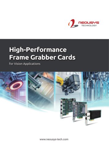 2025 High-Performance Frame Grabber Cards