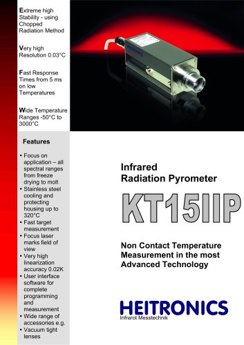 KT15 II P - Infrared Radiation Pyrometer